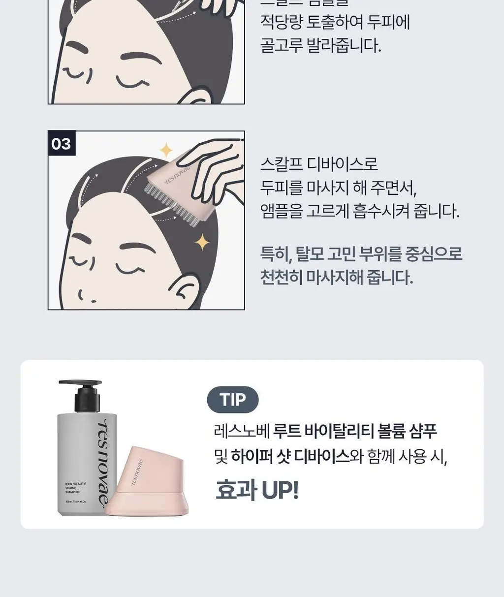 [탈모예방 특허성분] 레스노베 엑스퍼트 샷 스칼프 앰플 15ml 상세페이지 38